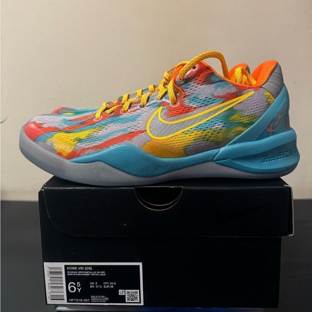Size 6.5 - 2024 NIKE KOBE 8 VIII PROTRO Venice Beach HF7319-001 Size 6.5y